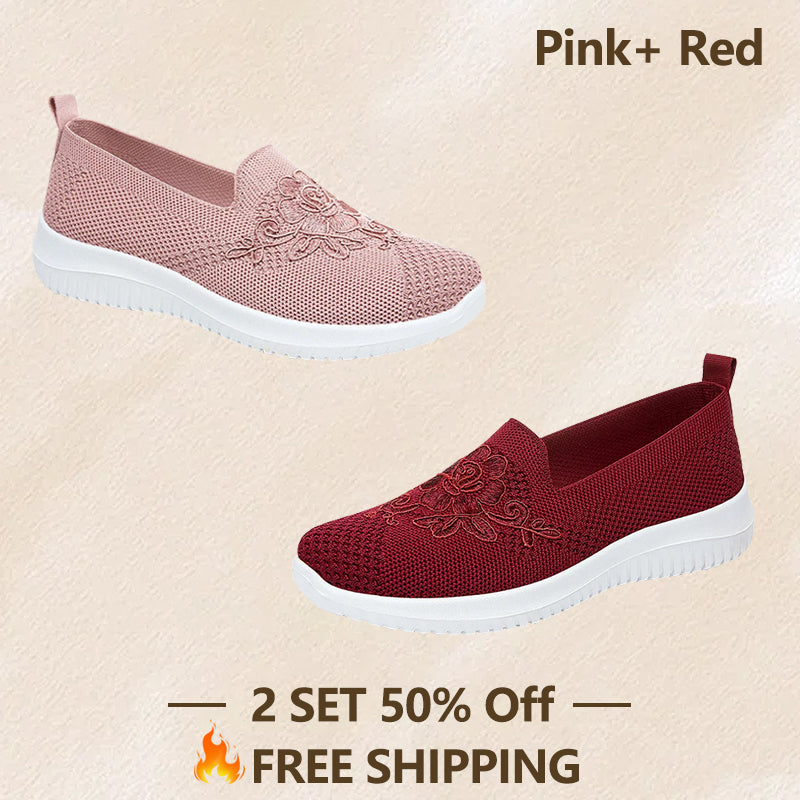 New Arrivals Women's 2023 Breathable Hollow Out Flat Shoes