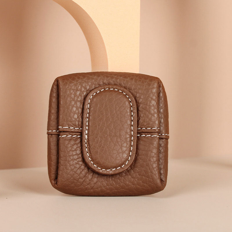 Premium Leather Mini Coin Wallet – Easy Access