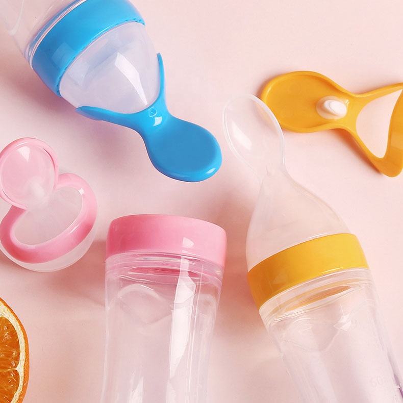 Squeezable Baby Spoon Bottle
