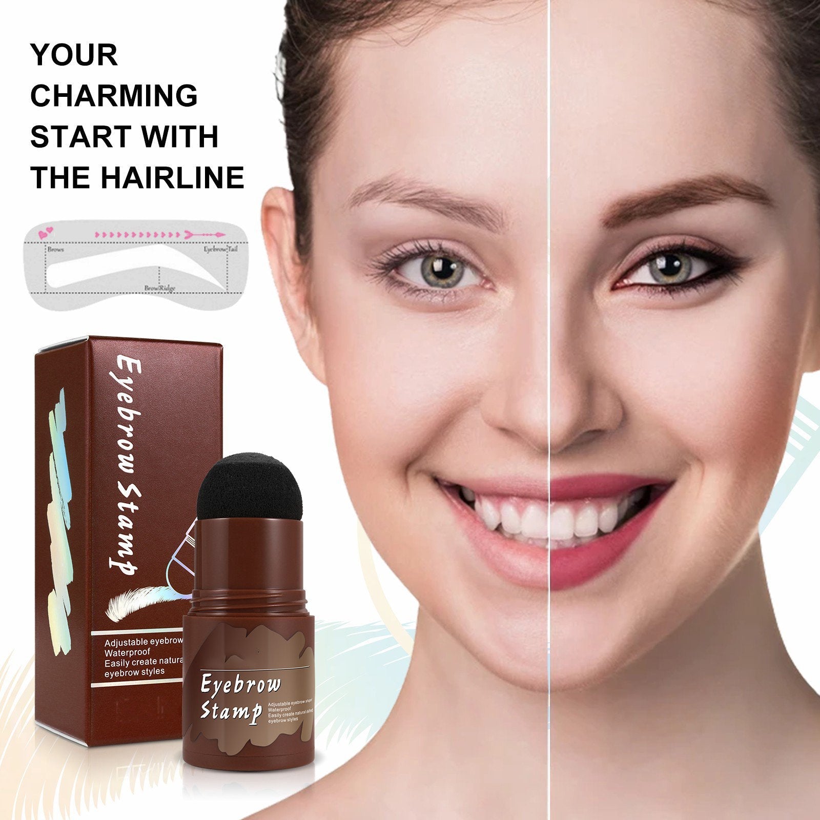 Perfect Brows Stencil & Stamp Kit