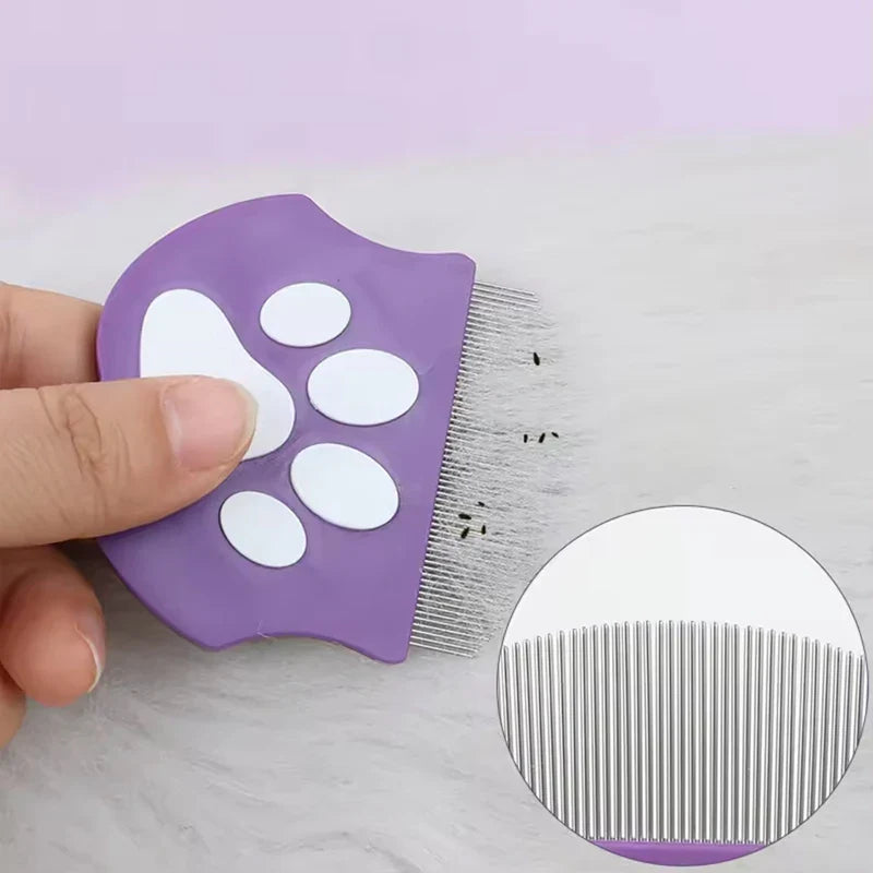 Curved Flea & Grooming Comb for Dogs and Cats