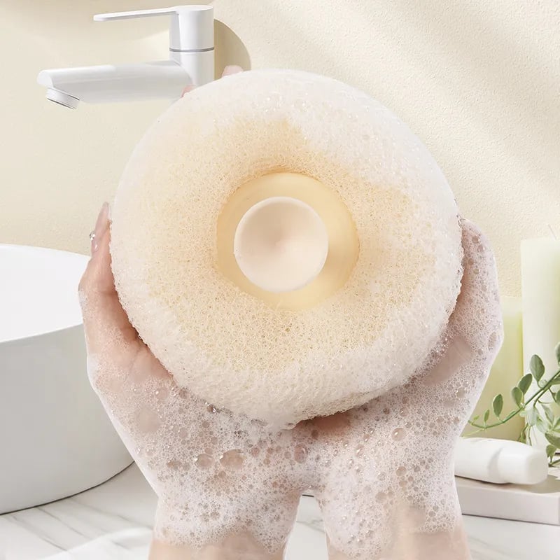 Super Soft Sunflower Suction Cup Bath Ball