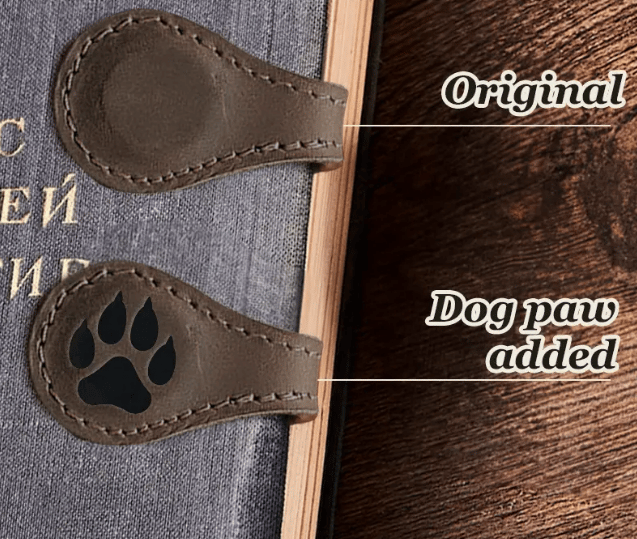 TimelessMark–Personalized Magnetic Leather Bookmark