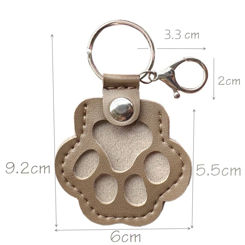 💖Leather Pet Memorial Keychain  🐾 Keep Their Memory Close, Always