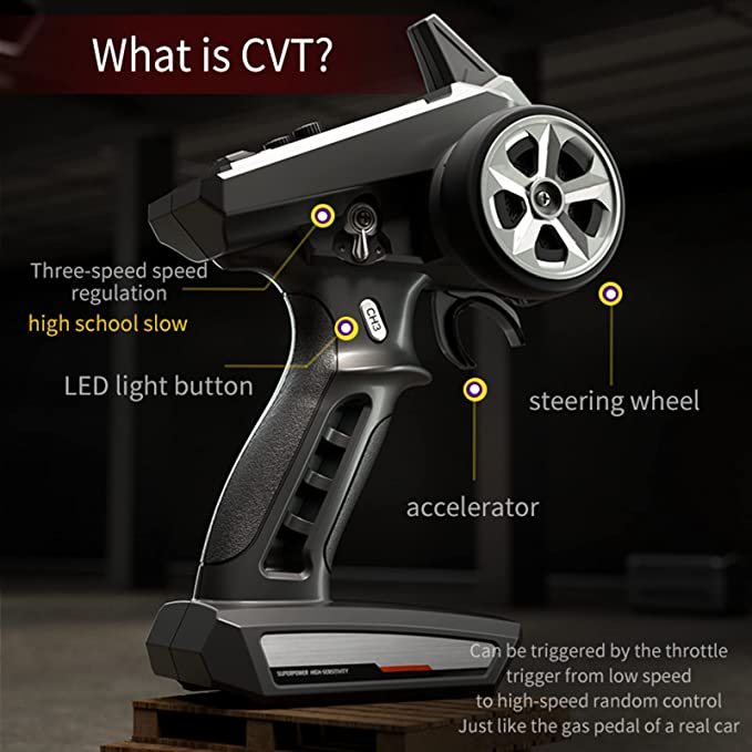 2.4GHz RC 4WD Remote Control Car Brushless Motor Monster Truck Car