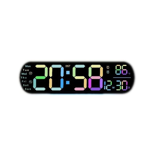 2024 Upgraded Digital Wall Clock Large Display