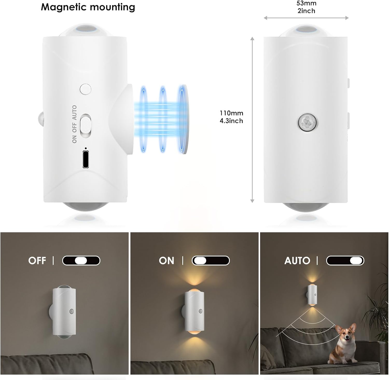 Smart Rechargeable LED Night Light