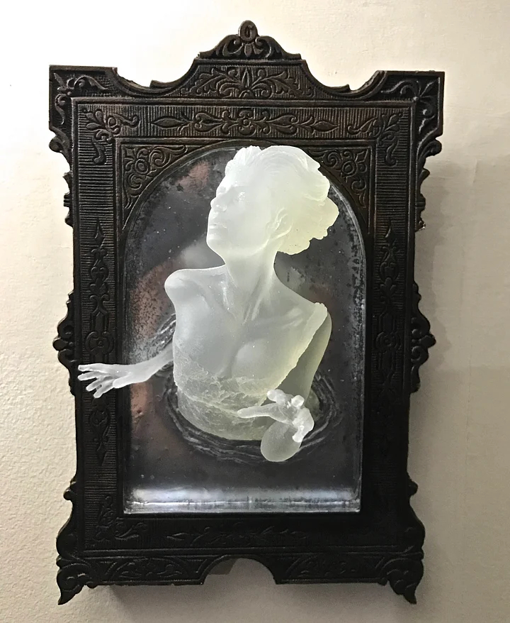 Ghost in the Mirror Wall Plaque - Glow in the Dark