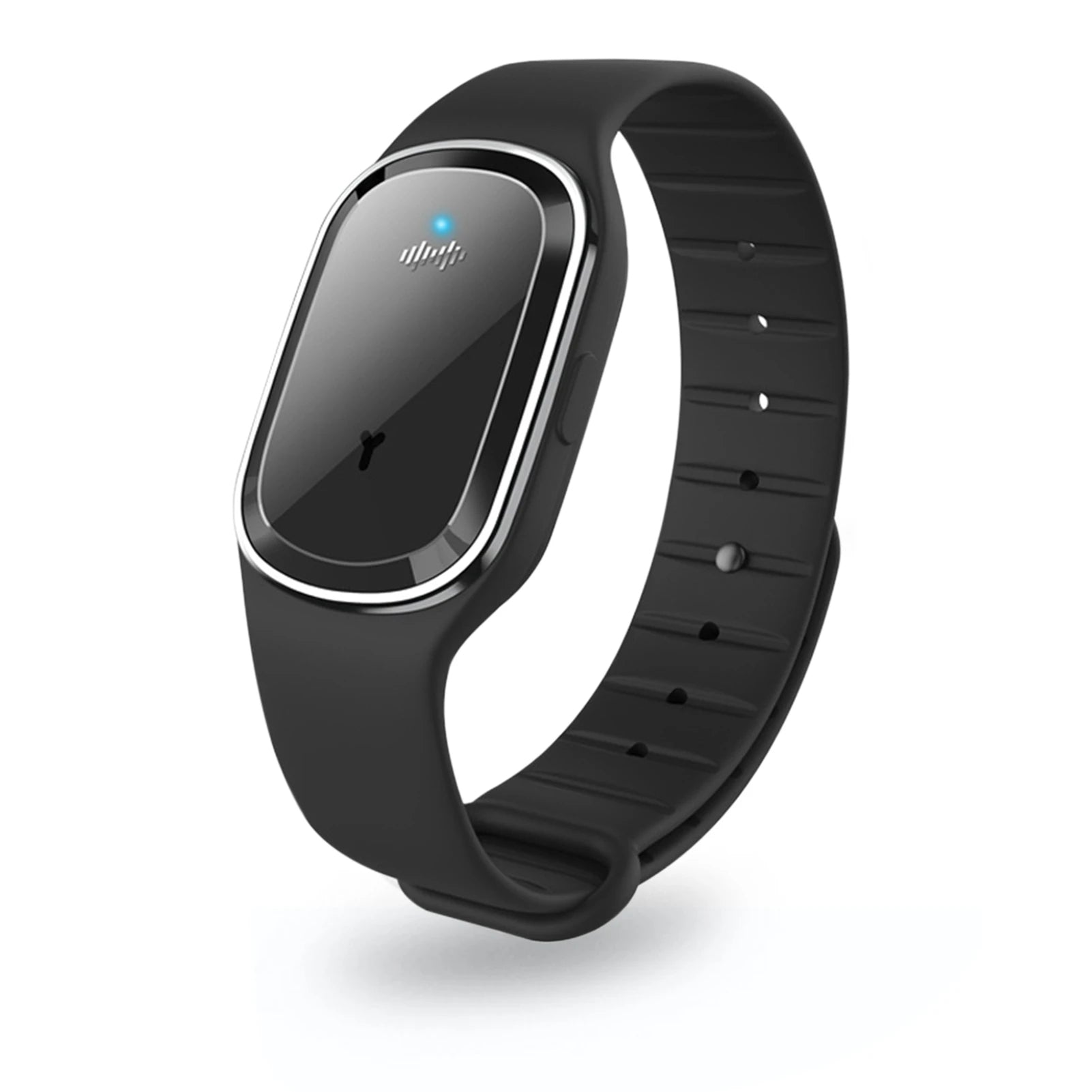 Ultrasonic Mosquito Repellent Bracelet with Adjustable Silicone Band and 130-Hour Battery