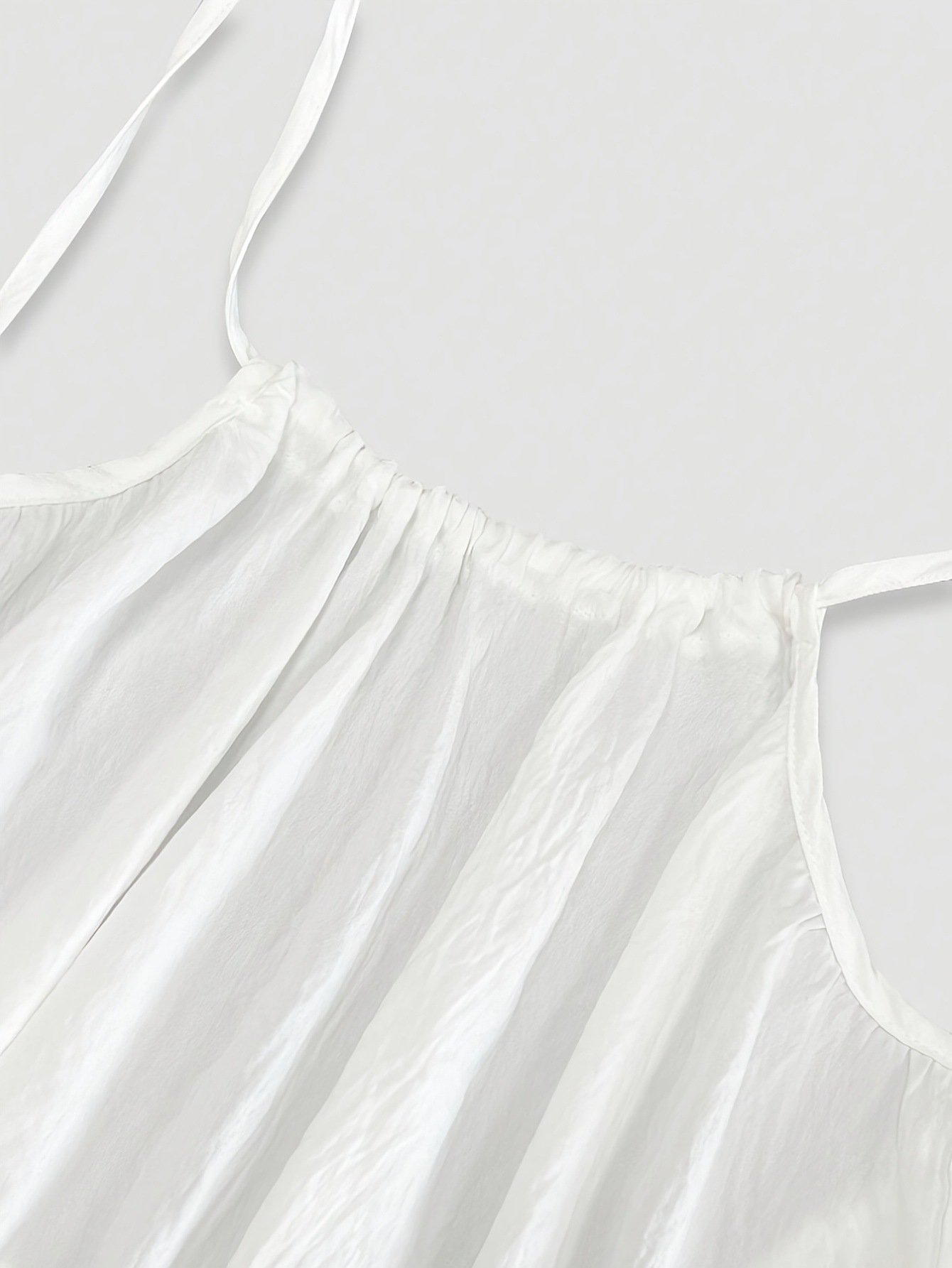 2026 Elegant Solid Color Cami Dress – Lightweight Long Slip for Day & Night