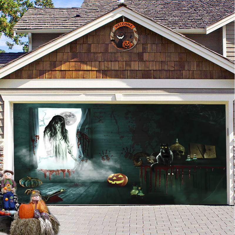 2024 Garage Door Halloween Cover
