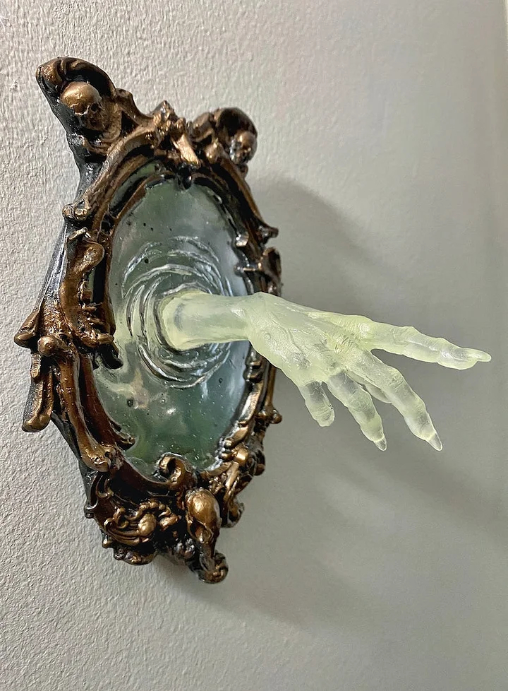 Ghost in the Mirror Wall Plaque - Glow in the Dark