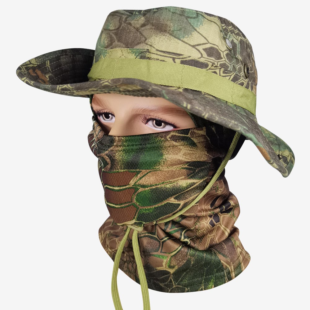 Hot Selling Now & Cooling Neck Gaiter Face Mask Boonie Hat Set!