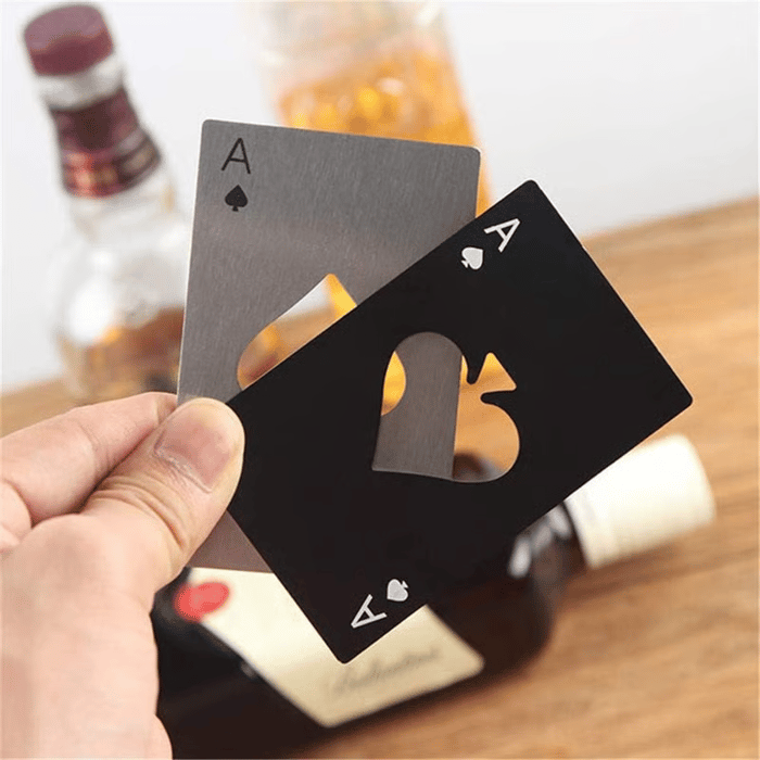 Stainless Steel Poker Shaped Bottle Opener