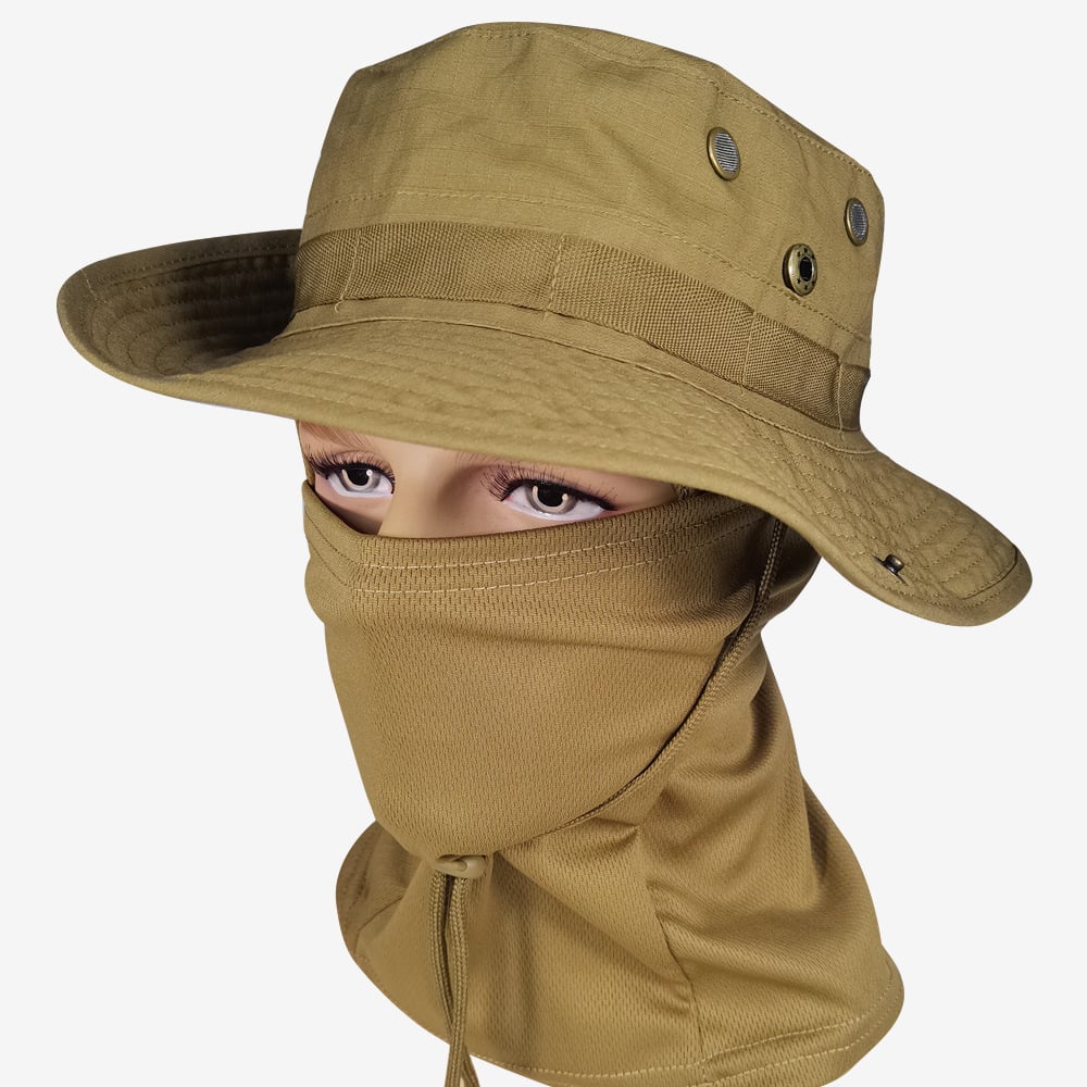 Hot Selling Now & Cooling Neck Gaiter Face Mask Boonie Hat Set!