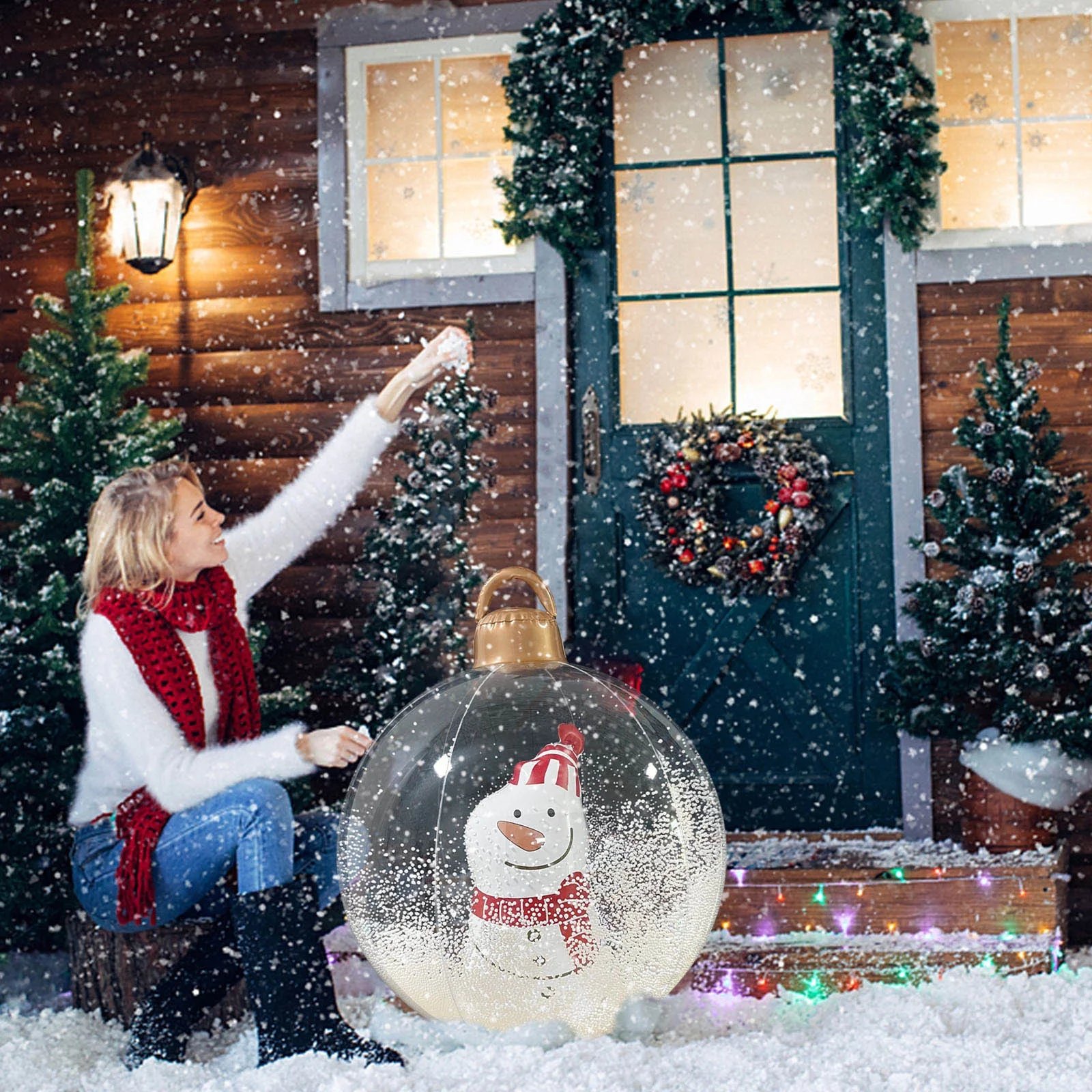 🎄Preheat 2025 Sale 49% OFF!-🎈Outdoor Holiday PVC Inflatable Decorated Ball!
