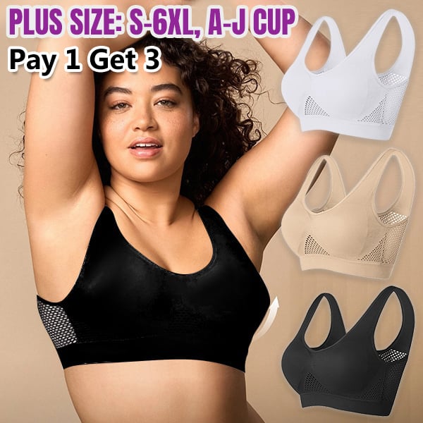 Breathable Cool Liftup Air Bra-Pay 1 Get 3 PCS
