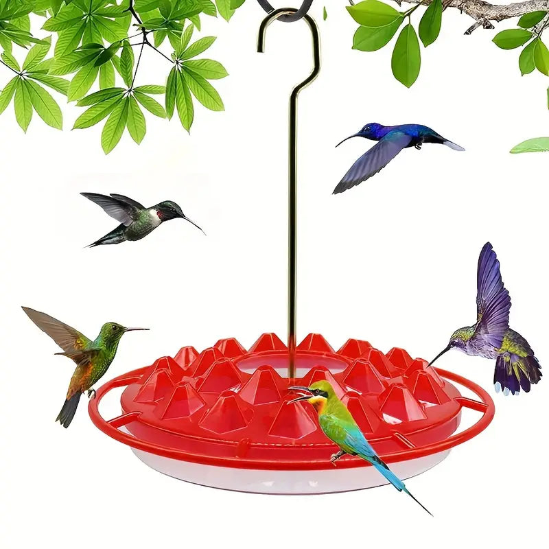 Metal Ant Proof Hummingbird Feeder Outdoor Hanging Perch