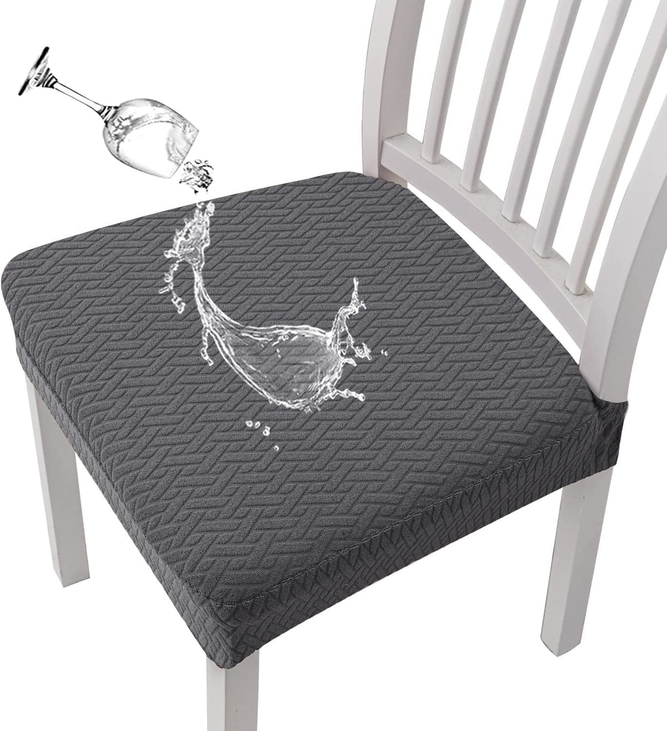Jacquard Chair Seat Cover 