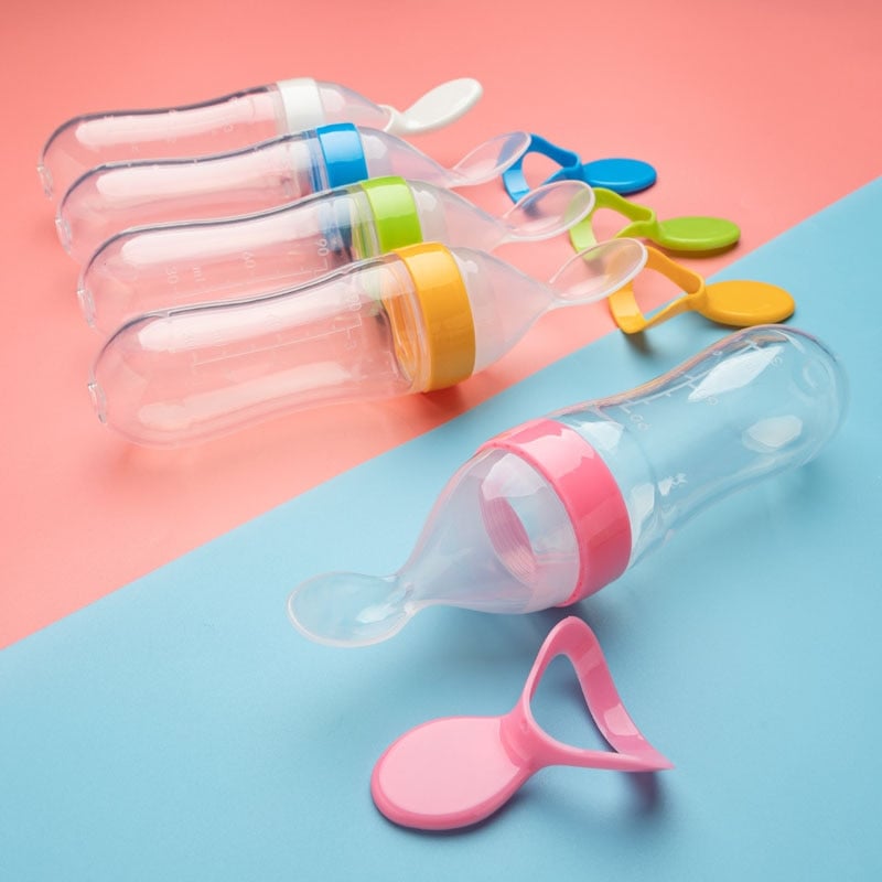 Squeezable Baby Spoon Bottle