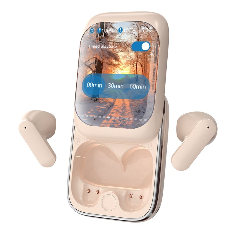2025 NEW Intelligent Full-color Touch Screen Slider Earphones