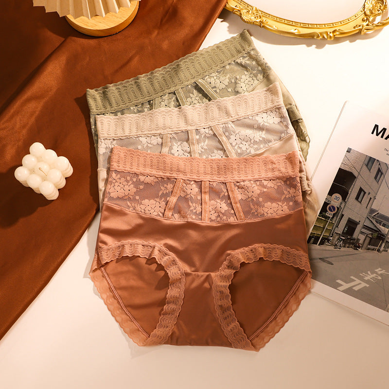 Pay 1 Get 3pcs Sexy Tummy Control Hip Lifting Seamless Ice Silk Panties