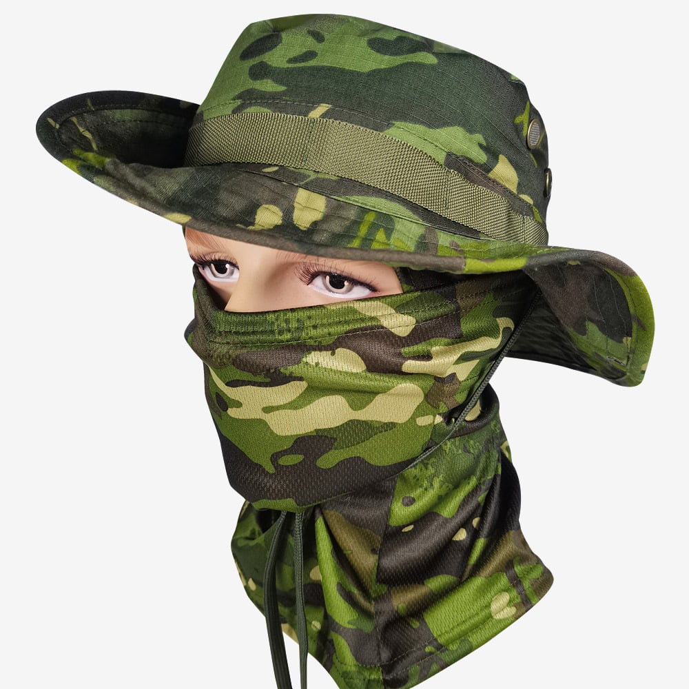 Hot Selling Now & Cooling Neck Gaiter Face Mask Boonie Hat Set!