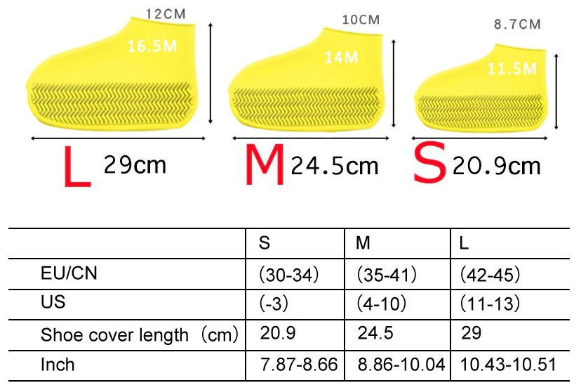 Waterproof Shoe Cover Silicone（BUY 3 GET 10%OFF）
