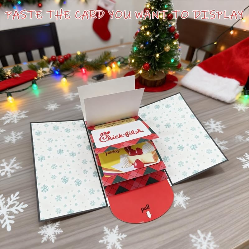 Handmade Christmas Gift Card Holder Book