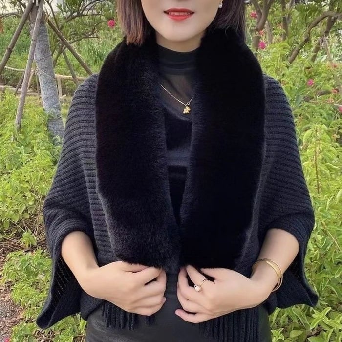 Ladies Knitted Loose Thickened Shawl Coat(Buy 2 Free Shipping)