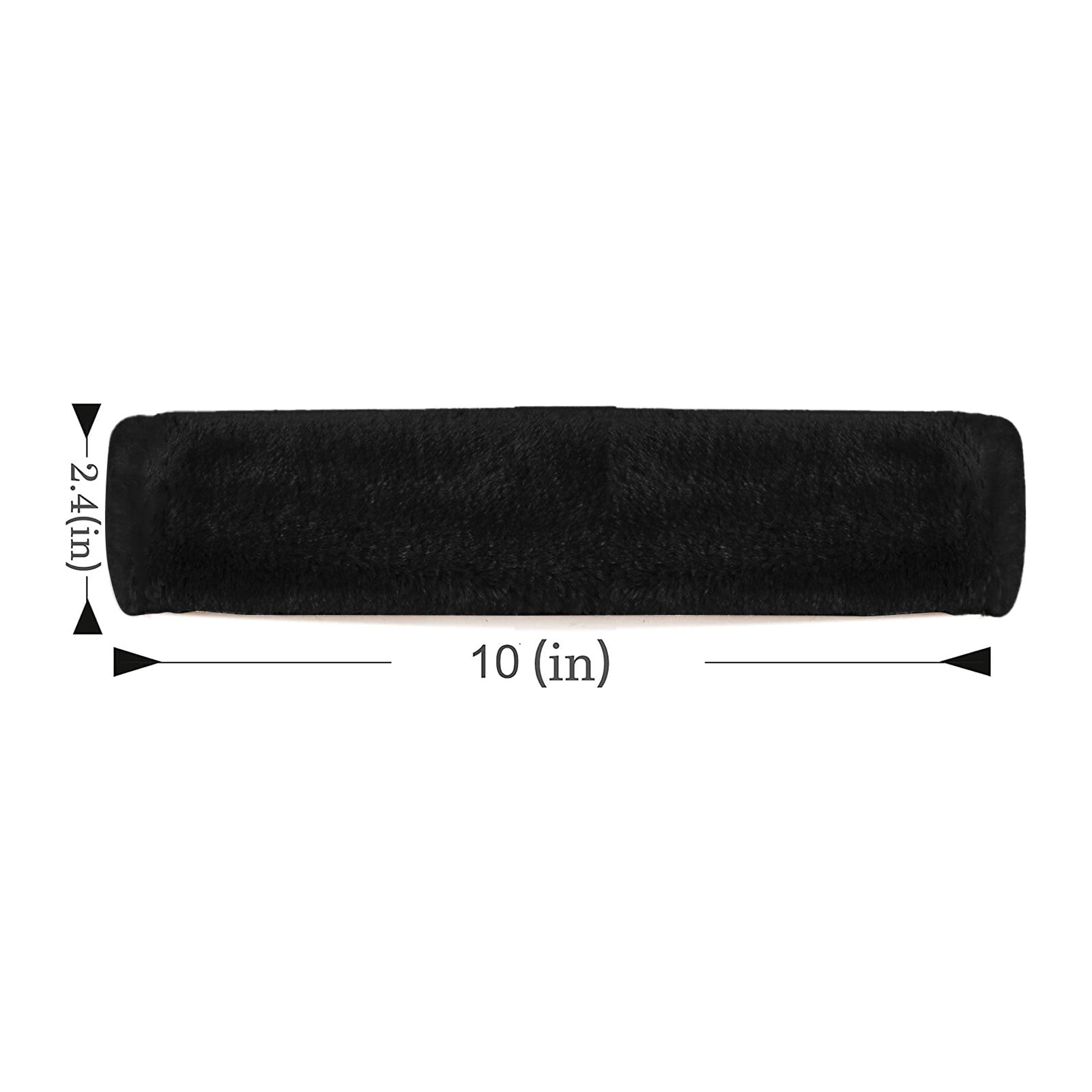 2pcs Soft Faux Sheepskin Cover Seat Belt Shoulder Strap Covers Shoulder Pad for Car & Bag