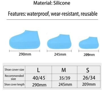 Waterproof Shoe Cover Silicone
