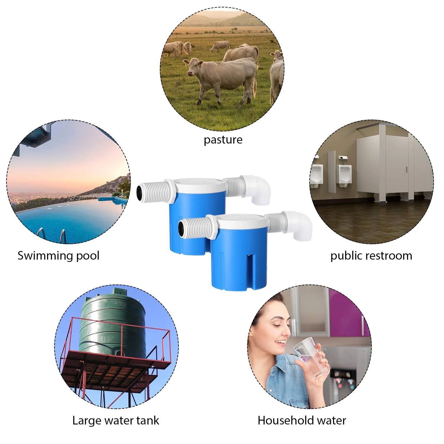 Automatic water level control valve