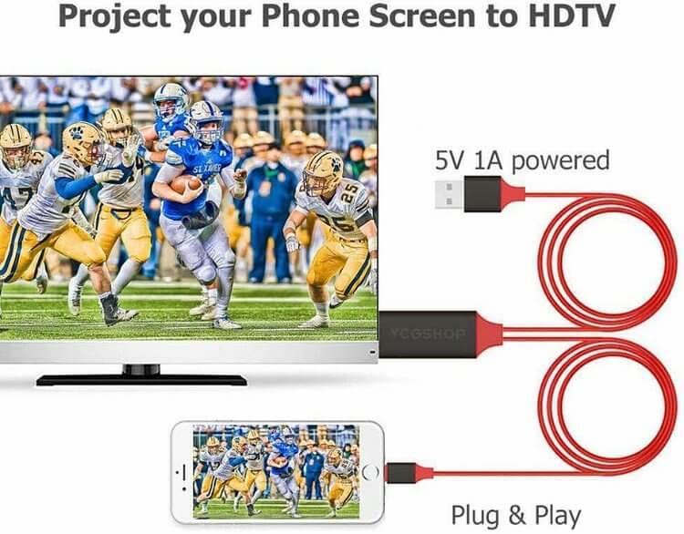 1080P No Lagging HDMI TV Cable No network required for screen casting