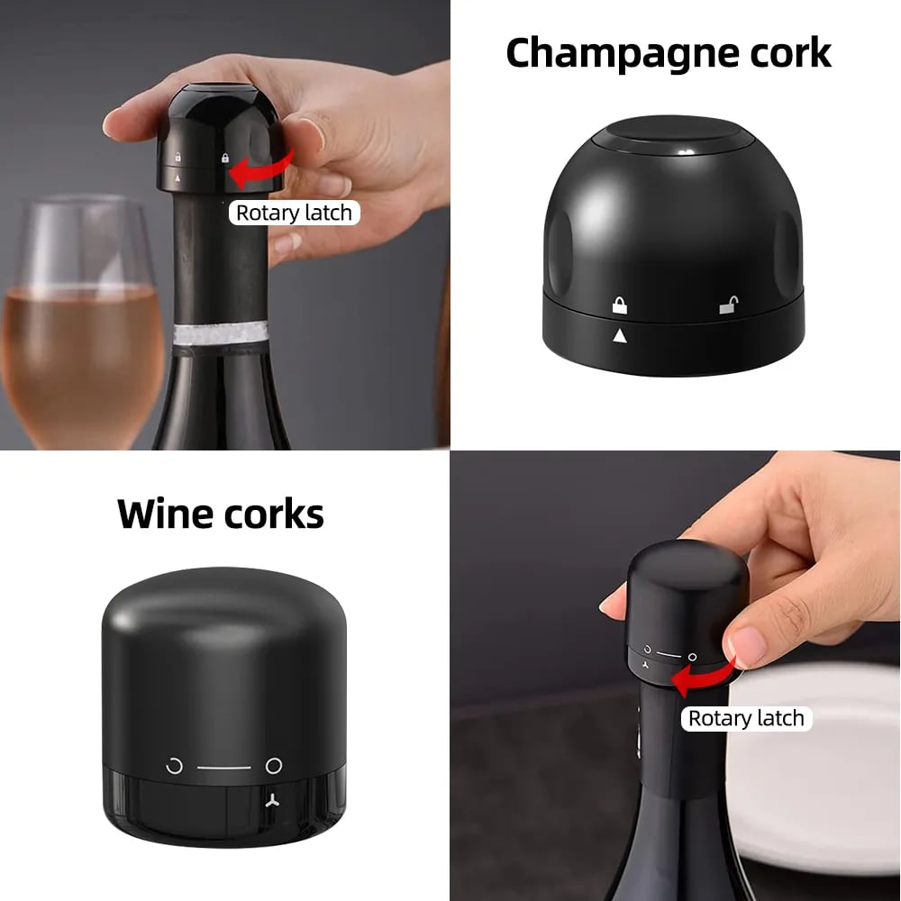 Vacuum Red Wine Bottle Cap Stopper
