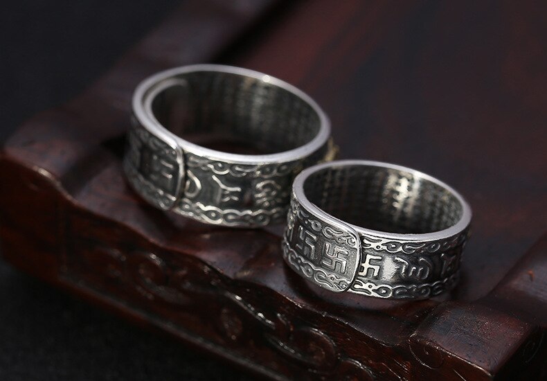 Feng Shui Pixiu Mantra Ring