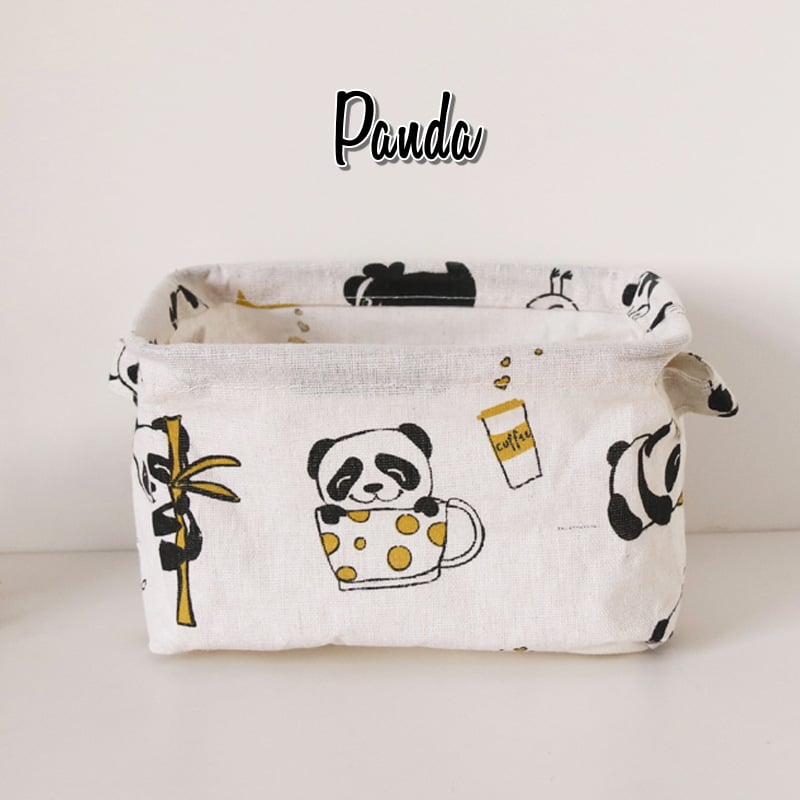 Foldable Canvas Cartoon Storage Box