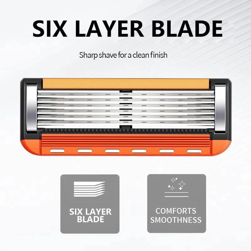 Hot Sale 49% OFF 🔥24/48 Pcs Men's Razor Blade Replacement with Handle