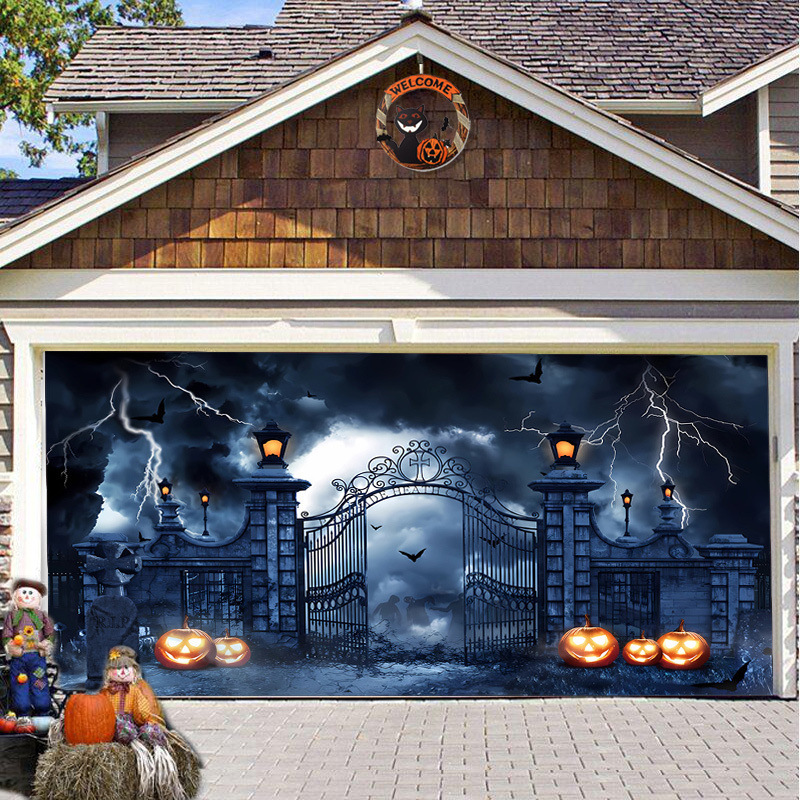 2024 Garage Door Halloween Cover