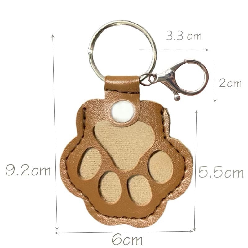 💖Leather Pet Memorial Keychain  🐾 Keep Their Memory Close, Always