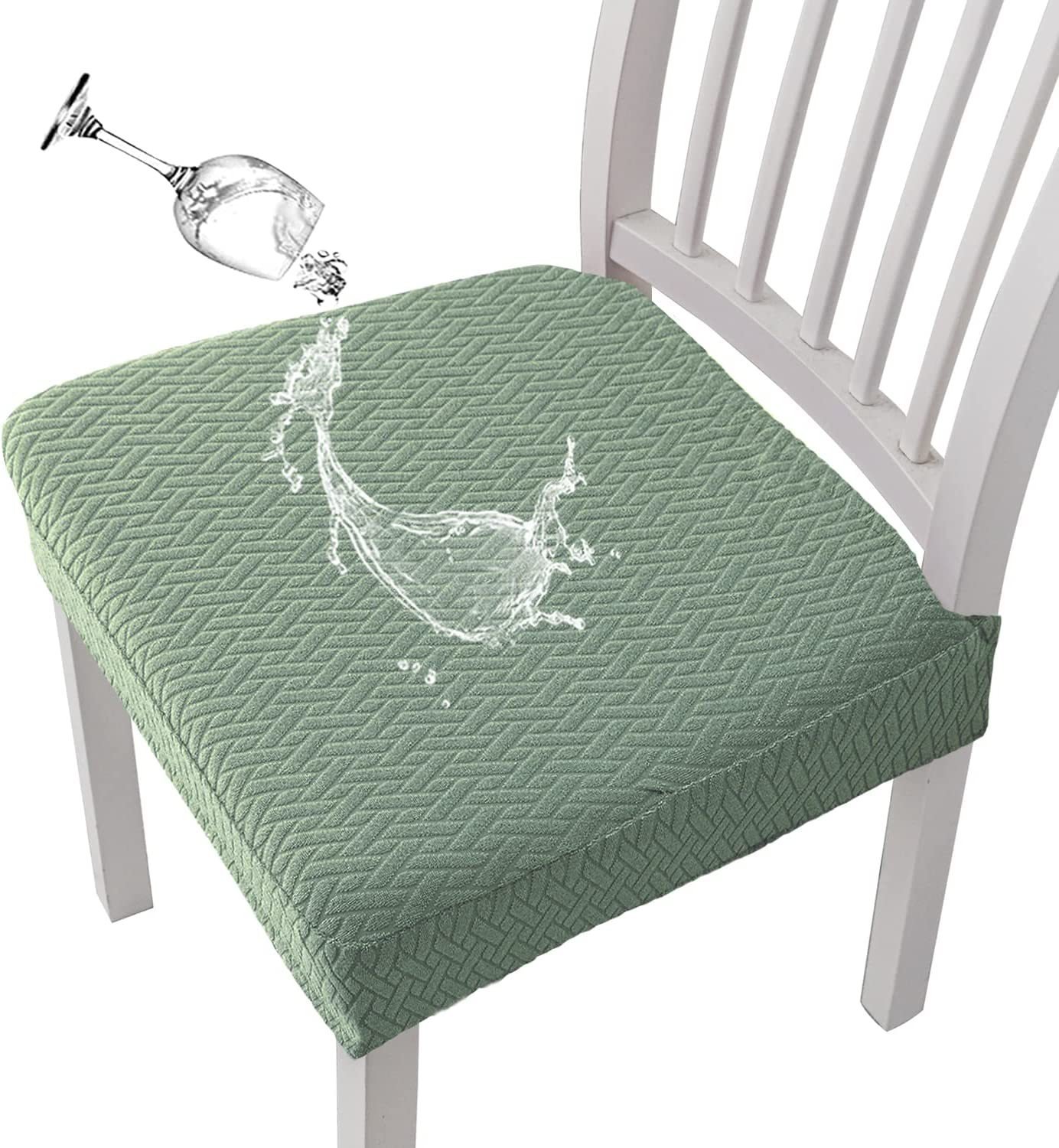 Jacquard Chair Seat Cover 