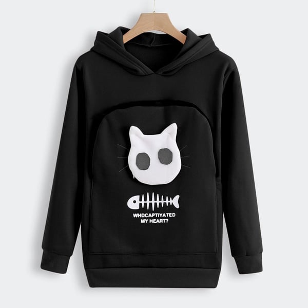 Cat Lovers Hoodie Cuddle Pouch（S-3XL)