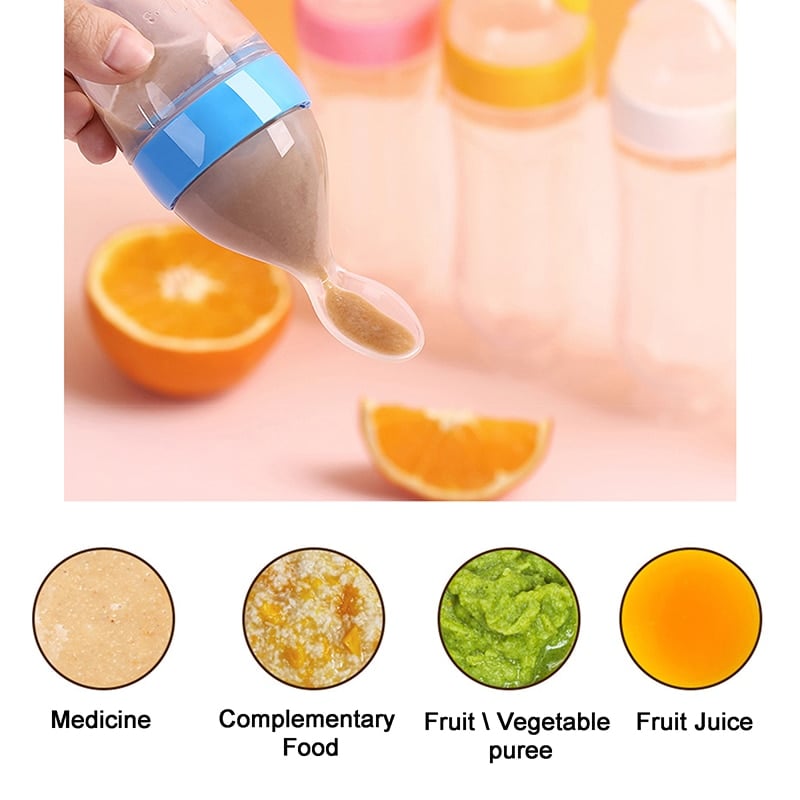 Squeezable Baby Spoon Bottle