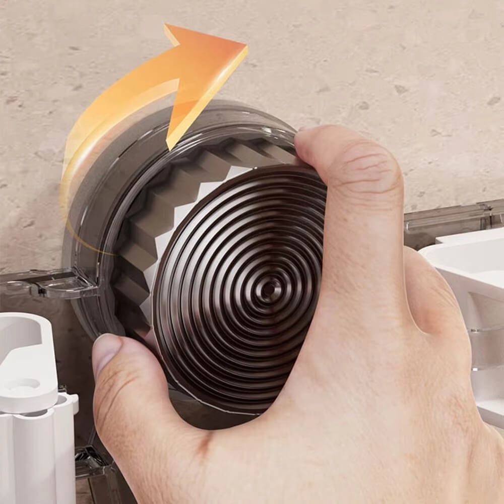 Creative Suction Cup Mop Clamp