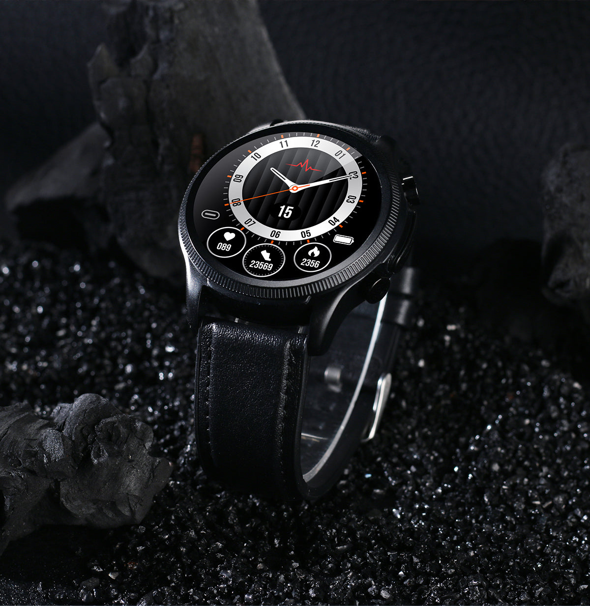 Blood Glucose Monitor HD Touch Chest Patch Instant ECG Analysis Sports Smart Watch