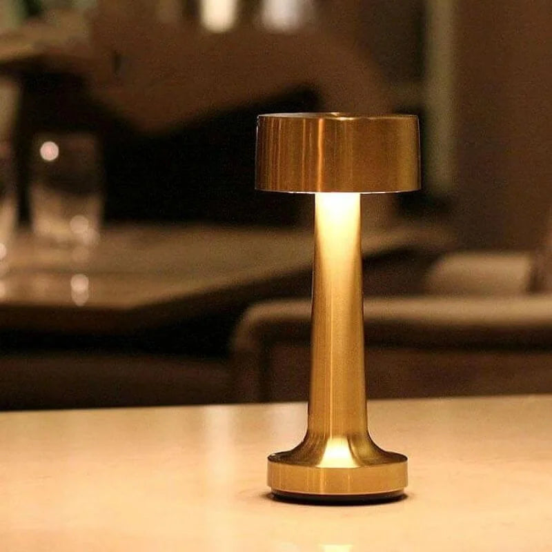 Retro Rechargeable LED Metal Table Lamp