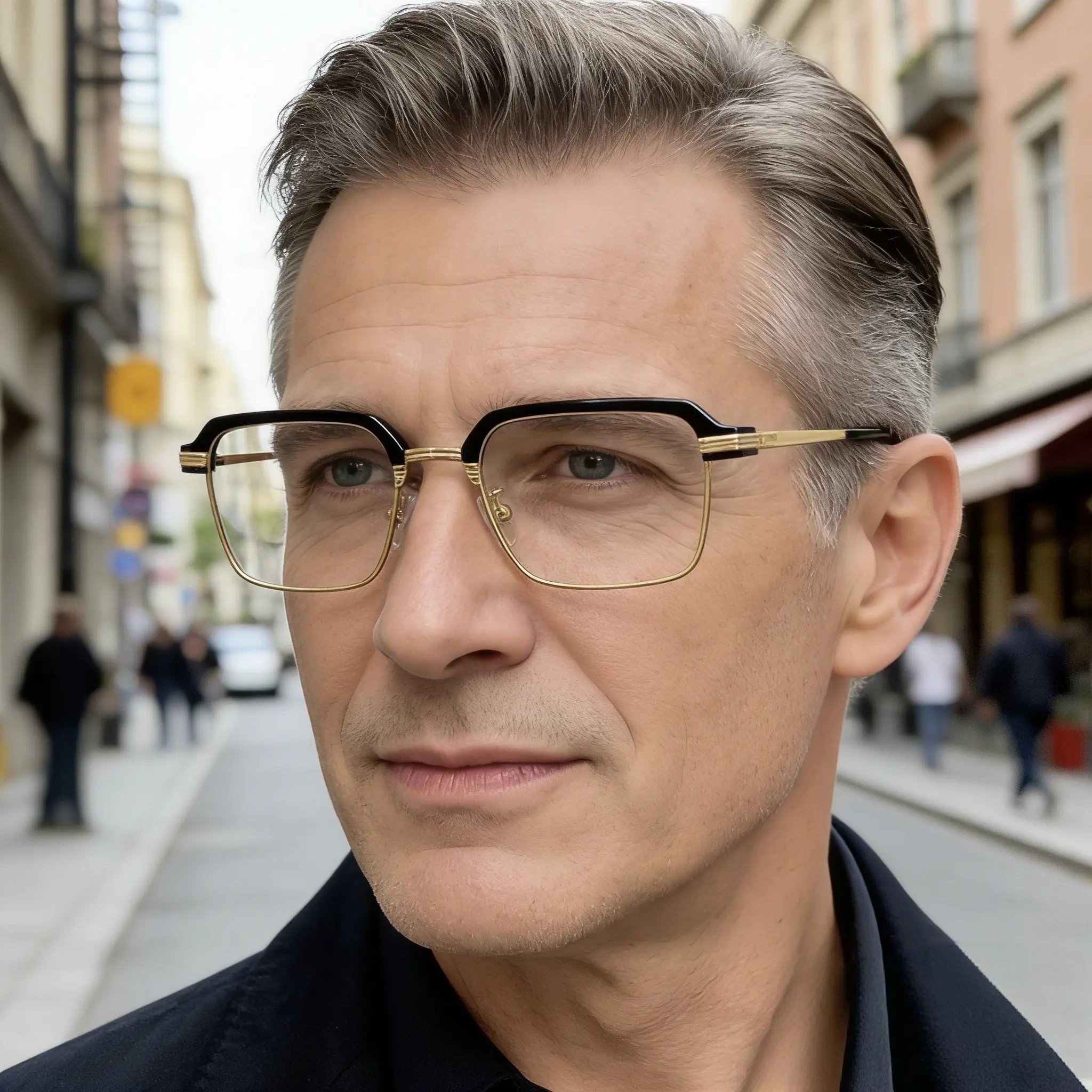 High-Definition Eye Protection Blue Light Filter Intelligent Zoom Progressive Lenses Reading Glasses