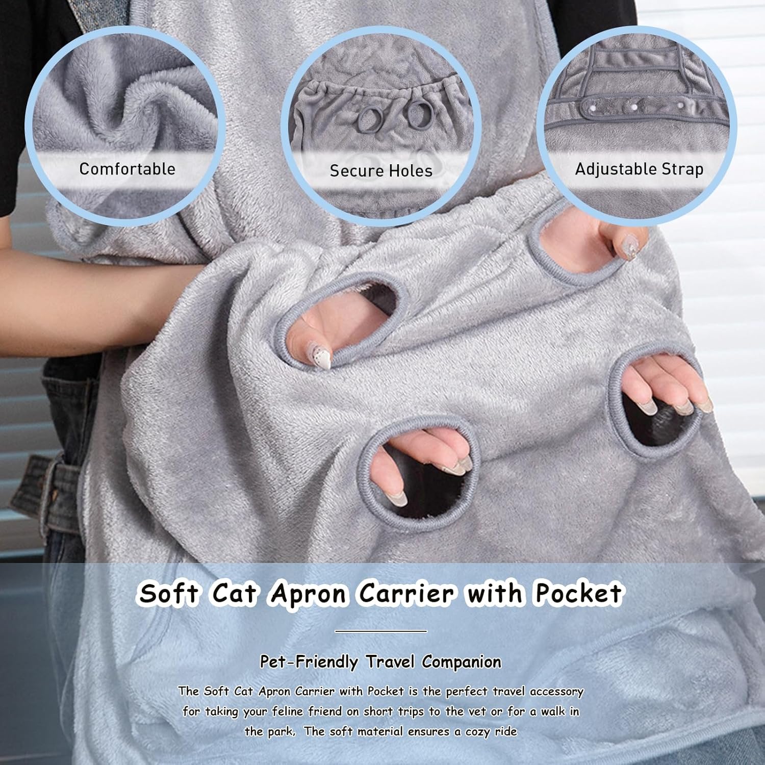 💥2025 New Arrival💥Adjustable Cat Apron Carrier