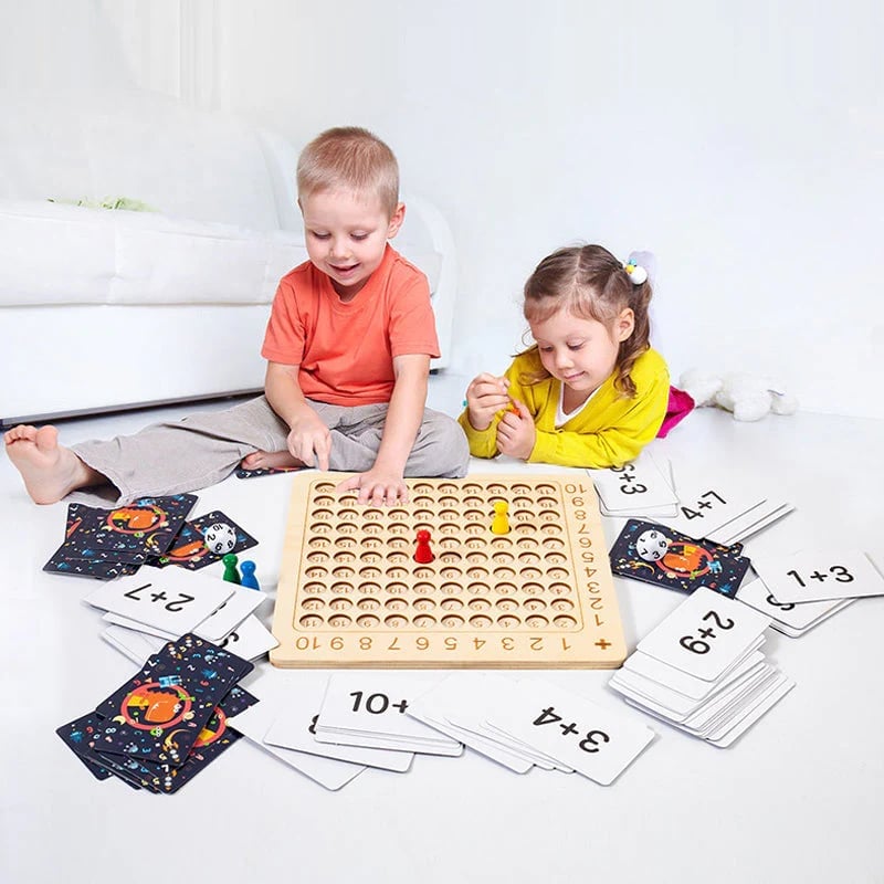 Wooden Montessori Multiplication Board Game (UP TO 50% OFF)