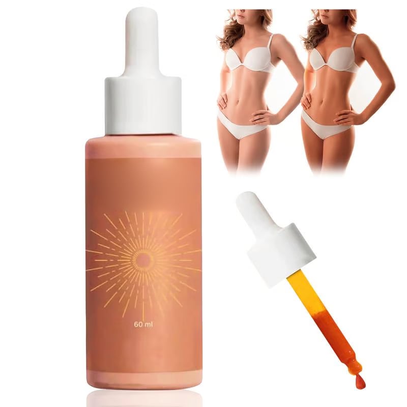Sunless Tanning Drops -Sunless Tanning Drops To Drink,Drops to Naturally Boost Melanin, Enhancing Your Natural Skin Tone for a Genuine, Sun-Kissed Glow